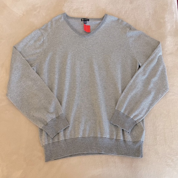 J. Crew Soft Striped V-Neck Sweater - Size L - Picture 9 of 14